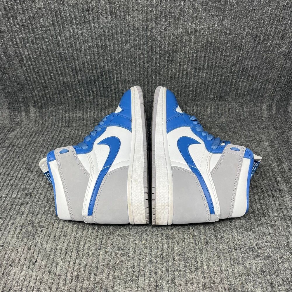 Nike Air Jordan 1 Retro OG High True Blue Grey Womens 5.5 (Men’s 4) DZ5485-410 - Picture 5 of 8